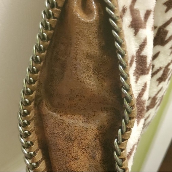 ITALIAN BOUTIQUE Houndstooth Tote Bag - Picture 3 of 5